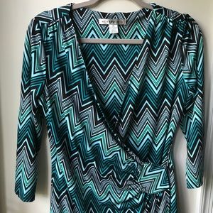 Geometric Print Dress